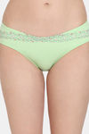 Zivame Cupid Chic Low Rise Full Coverage Hipster Panty - Patina Green — thumbnail 4
